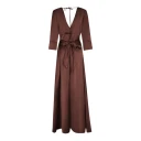 Blanca Vita Dame Kjoler Brun 2XS,