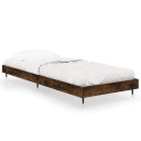 vidaXL Sengeramme røkt eik 75x190 cm konstruert tre