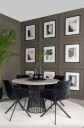 Trend Collection JOHNSON Svingbar Spisestol Crown Sort