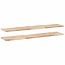 vidaXL Flytende hyller 2 stk 120x30x2 cm ubehandlet heltre akasie