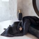 Mette Ditmer Morocco baderomsmatte 50 x 80 cm Black-grey
