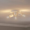 HELam Centro taklampe hvit 3-lys metall Ø 19,5 cm