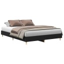Sengramme Svart Eik 140x200 cm Konstruert Tre