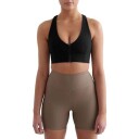 Aim'n - Sports-BH Ribbed Performance Zipped - Svart