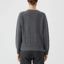 Le Tricot Perugia Dame Strikkevarer Grå S,