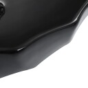 vidaXL Vask 46x17 cm keramikk svart
