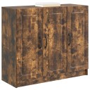  Serviesskap Røkt Eik 89 x 34,5 x 77 cm Konstruert tre