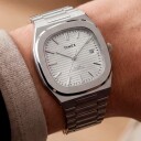 Timex Automatic E Line Stainless Steel 38mm Silver Dial