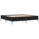  Sengeramme svart 180x200 cm konstruert tre og metall 8721102609725