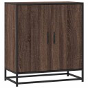  Skjenk brun eik 68x35x76 cm konstruert tre og metall 8721102840272