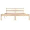 vidaXL Sengeramme heltre furu 140x190 cm