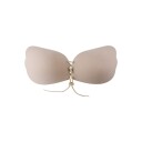 Northix Selvklebende Push Up bh Usynlig støtte Beige