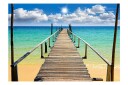 Fototapet Beach Sun Bridge 100x70 - Artgeist sp. z o. o.