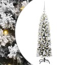  Kunstig juletre med 150 LED grønn 120 cm PVC og stål og plast
