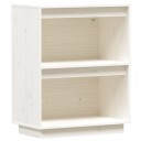 vidaXL Konsollskap hvit 60x34x75 cm heltre furu