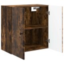 vidaXL Vegghengt skap Røkt Eik 59 x 31 x 60 cm Konstruert tre