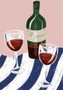 Red Wine Still Life Plakat / 30x40