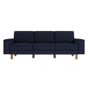Vilsa 3 seters sofa   Mørkeblå