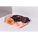 Fan Palm Sleeping Eye Mask Flawless Black 20x10cm