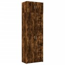  Oppbevaringsskap røkt eik 70x42,5x225 cm konstruert tre