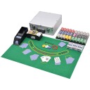 vidaXL Poker Blackjacksett med 600 Lasersjetonger Aluminium