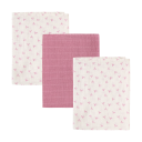 Pippi Mauve Orchid Muslin Cloth 3 Pack