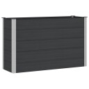 vidaXL Høybed Svart 150 x 50 x 91 cm WPC og Aluminium