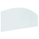 vidaXL Peisglassplate Gjennomsiktig 120 x 50 cm Glass