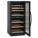 Scandomestic SV 104 B Premium Collection - Vinkjøleskap - 2 soner - bredde: 59,5 cm - dybde: 72,5 cm - høyde: 139,2 cm - 313 liter - svart - Opptil 90 flasker