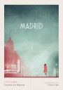 Madrid 1  GRAN VIA Plakat Plakat / 21x30cm