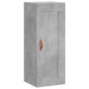  Veggskap betonggrå 34,5x34x90 cm konstruert tre 8720845950651