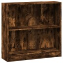 Bokhylle røkt eik 80x24x76 cm konstruert tre