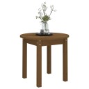 vidaXL Salongbord honningbrun Ø 45x40 cm heltre furu