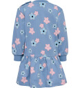 Hummel Kjole - hmlRinna - falmet Denim m. Blomster - Hummel - 62 - Kjole Blå Rosa