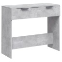 vidaXL Konsollbord betonggrå 90x36x75 cm konstruert tre