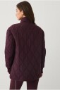Ellos STUDIO   Jakke Oversized Quilted Padded Jacket   Lilla
