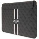 Guess Sleeve Gucs14p4rpsk 14" Czarny/ Black 4G Printed Stripes