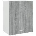  Vegghengt skap grå sonoma 50x31x60 cm konstruert tre 8720286954799