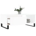  Salongbord hvit 90x50x36,5 cm konstruert tre 830572