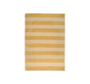 Stripe Boucle teppe gul