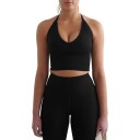 Aim'n Shape Seamless Cross Back Bralette Sort XS
