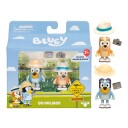 Bluey 2 Pakning Figursett Bluey og Bingo"s Ferie