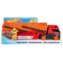 Hot Wheels Mega Red Hauler transportbil med plass til 50 biler