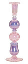 Moonlight Copenhagen - Illume lysestake 25 cm rosa/lilla
