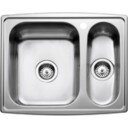 Intra Juvel Horizon 615SH med 1½ vask på venstre T/nedstrøm. stainless steel