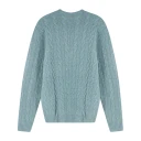 Polo Ralph Lauren Cable Knit Wool Cashmere Sweater   Blue   M