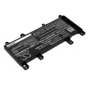 Asus X756UJ batteri (5000 mAh 7.6 V, Sort)