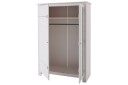 Kagomiel Garderobe m. Speil - Hvit
