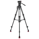Sachtler Ace XL CF MS Mk II Carbon Fluid head Tripod Mid-Spreader Bag 8 kg