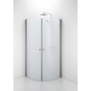 Contura Shower Space dusjdør, 72,3 cm, frostet glass, aluminium profil